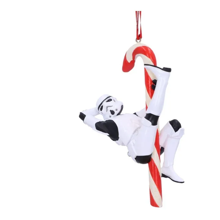 Alternativ bild 0 för Nemesis Now - Stormtrooper Candy Cane Hanging Ornament 12cm