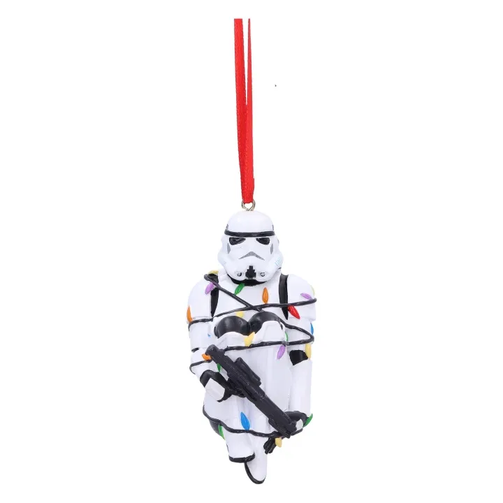 Alternativ bild 0 för Nemesis Now - Stormtrooper In Fairy Lights Hanging Ornament 9cm