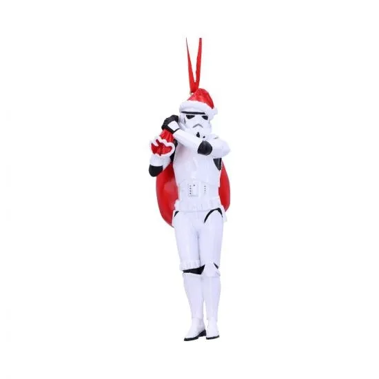 Alternativ bild 0 för Nemesis Now - Stormtrooper Santa Sack Hanging Ornament 13cm
