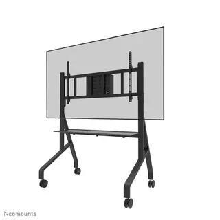 Produktfoto för Neomounts by NewStar Neomounts FL50-575BL1 cart - sturdy - for display stand - floor stand - black 125 kg 65"-110" From 100 x 100 mm