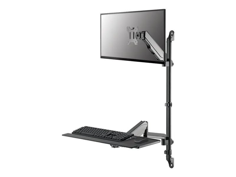 Alternativ bild 0 för Neomounts by NewStar Neomounts WL90-325BL1 mounting kit - sit-stand workstation - for LCD display / keyboard / mouse - black
