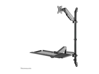 Produktfoto för Neomounts by NewStar Neomounts WL90-325BL1 mounting kit - sit-stand workstation - for LCD display / keyboard / mouse - black