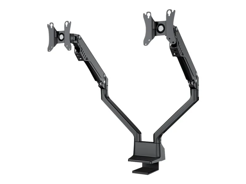 Alternativ bild 0 för Neomounts FPMA-D750DBLACK2 - Monteringssats (montering på skrivbord) - fullständig rörelse - för 2 LCD-bildskärmar - svart - skärmstorlek: 10-32 - klämma, monterbar, skyddshylsa