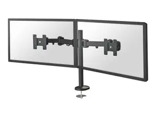 Produktfoto för Neomounts FPMA-D960DG - Monteringssats - fullständig rörelse - för 2 LCD-bildskärmar - svart - skärmstorlek: 10-27 - skyddshylsa, disk-monteringsbar