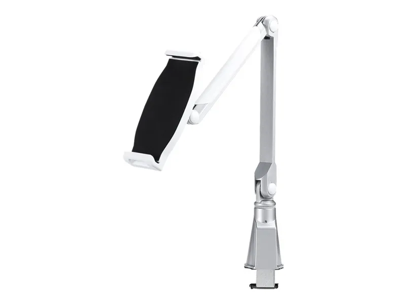 Alternativ bild 0 för Neomounts TABLET-D100 - Monteringssats - fullständig rörelse - för surfplatta - silver - klämma, monterbar, disk-monteringsbar
