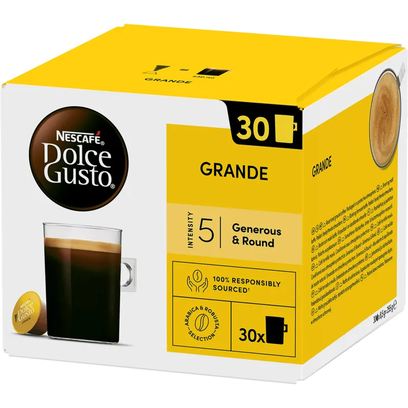 Bild 1 för NESCAFÉ® Dolce Gusto® Grande kaffe 30 kapslar