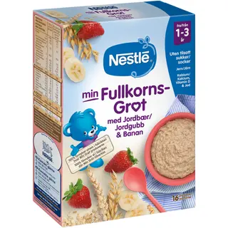Produktfoto för Nestlé Min Fullkornsgröt 1-3 år  450g