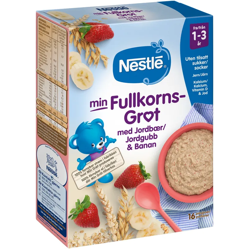 Bild 2 för Nestlé Min Fullkornsgröt 1-3 år  450g