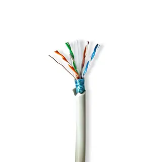 Produktfoto för Network Cable Roll | CAT6 | Stranded | F/UTP | Bare Copper