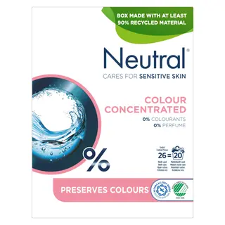 Produktfoto för Neutral Colour Tvättmedel 1040 g