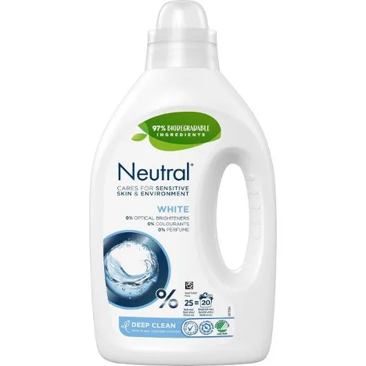 Alternativ bild 0 för Neutral White Flytande Tvättmedel 1250 ml