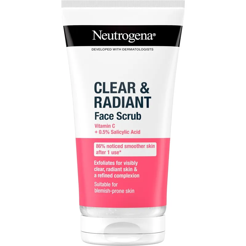 Bild 2 för Neutrogena® Clear & Radiant Face Scrub, 150 ml