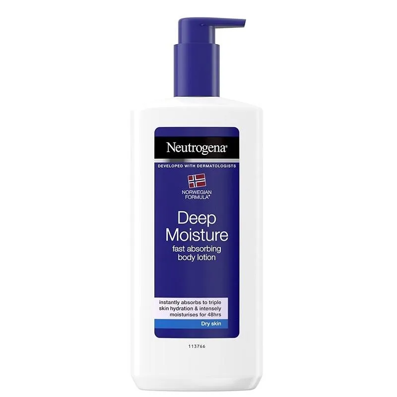 Alternativ bild 0 för Neutrogena Norwegian Formula Deep Moisture Fast Absorbing Body Lotion 400ml