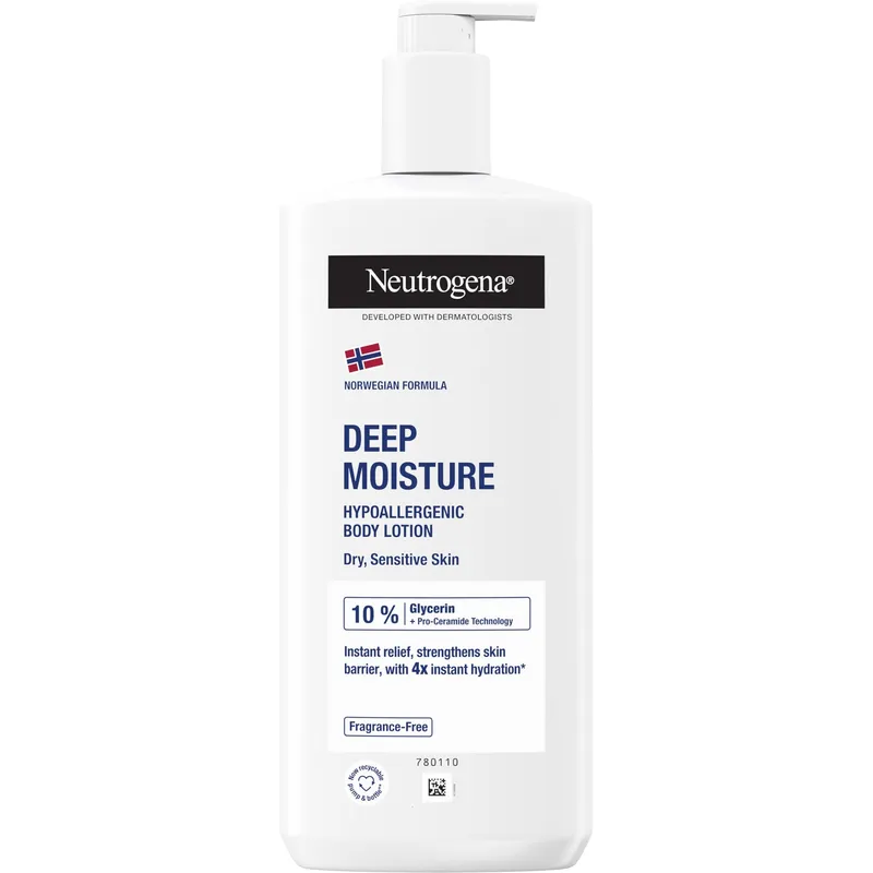 Bild 2 för Neutrogena Norwegian Formula Deep Moisture Hypoallergenic Body Lotion 400 ml