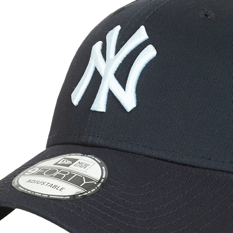 Bild 4 för New Era 9FORTY LEAGUE BASIC 939 NAVY OPTIC WHITE - - uniseks - niebieski