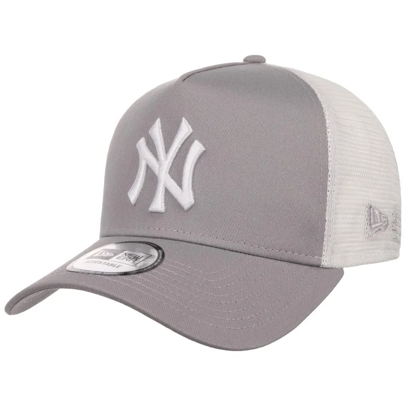 Bild 1 för New Era Czapka New York Yankees Clean A Frame Trucker szara r. uniwersalny (11588490)