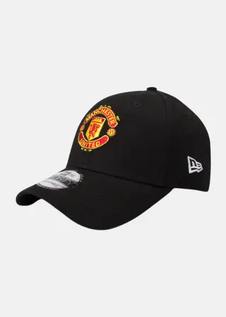 Produktfoto för New Era - Football Svart adjustable Keps - Manchester United Basic 9FORTY Black Adjustable @ Hatstore