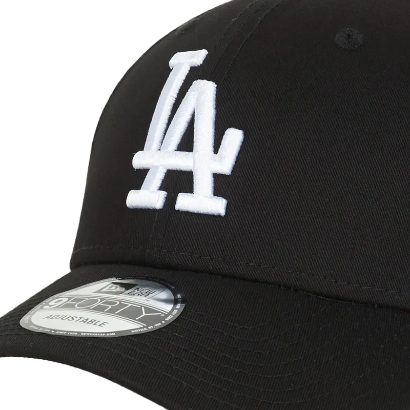 Bild 4 för New Era LEAGUE ESSENTIALS 493 BLACK WHITE - - uniseks - czarny