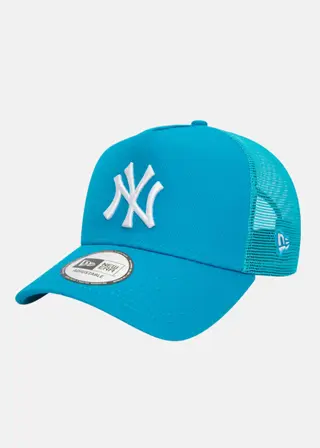 Produktfoto för New Era - MLB Blå trucker Keps - New York Yankees League Essential Blue/White A-frame Trucker @ Hatstore