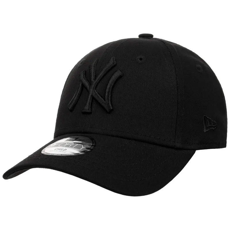 Bild 1 för New Era - MLB Svart adjustable Keps - Kids New York Yankees League Essential 9FORTY Black/Black Adjustable @ Hatstore