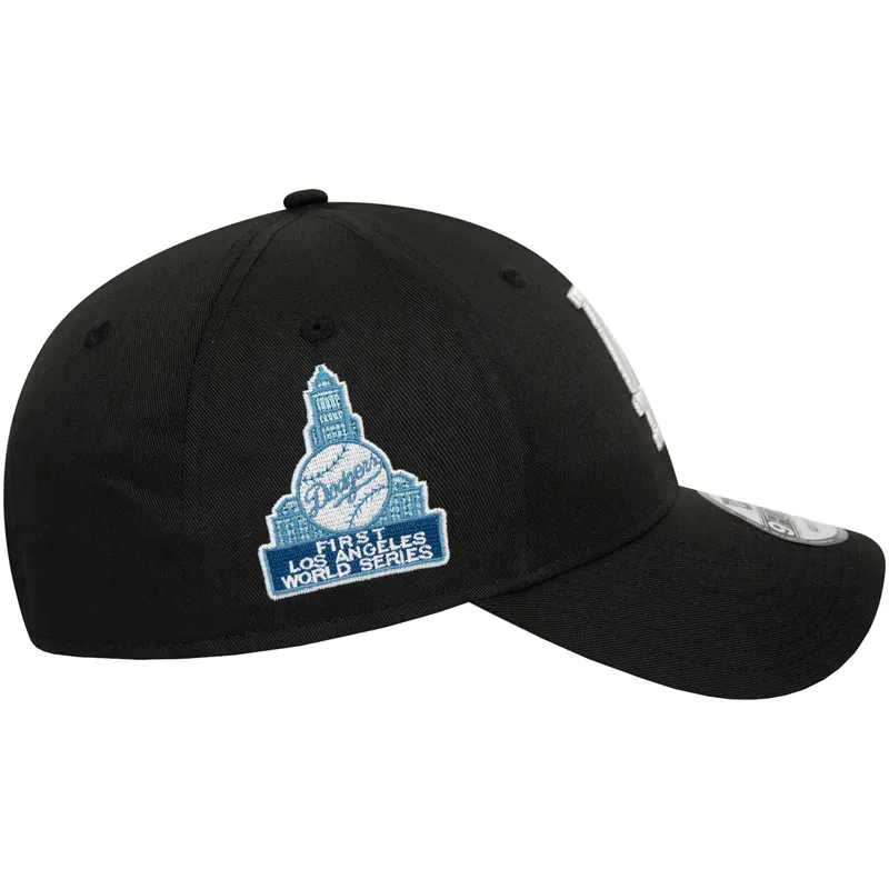 Bild 3 för New Era New Era MLB 9FORTY Los Angeles Dodgers World Series Patch Cap 60422518 svart OSFM