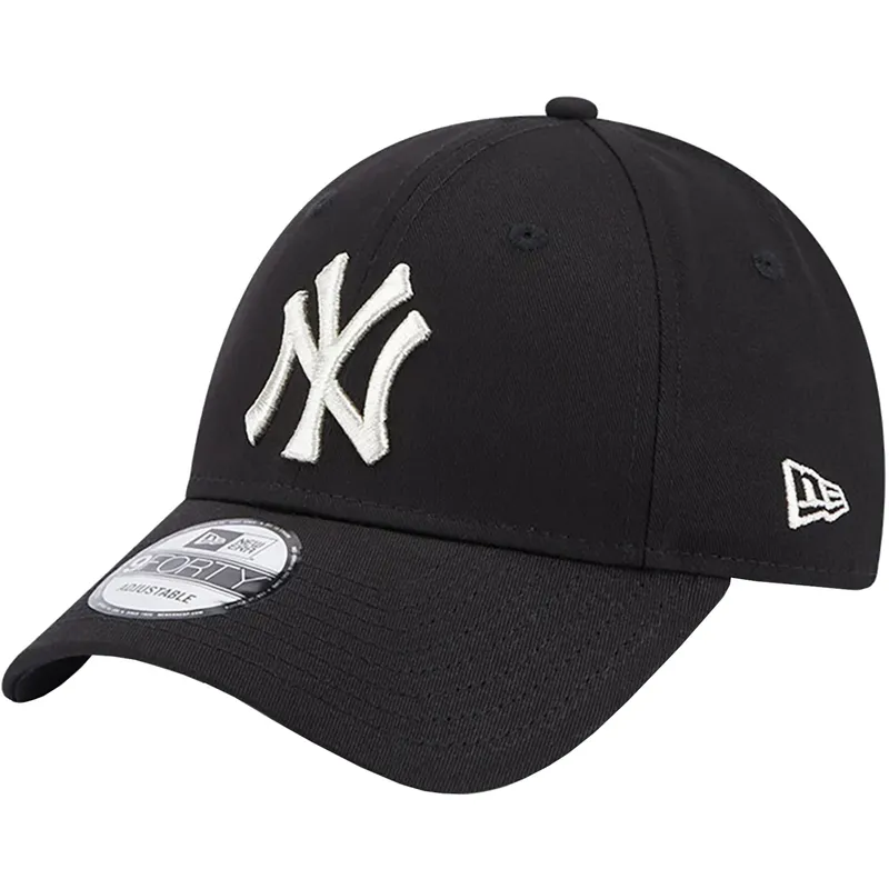 Bild 2 för New Era New Era New York Yankees 940 Metallic Logo Cap 60364306 svart OSFM