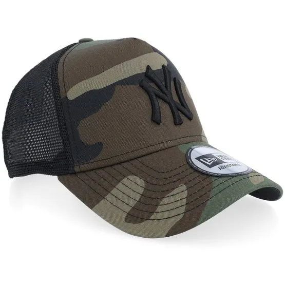 Bild 2 för New Era New York Yankees Clean A Frame Trucker keps grön universal (11579473)