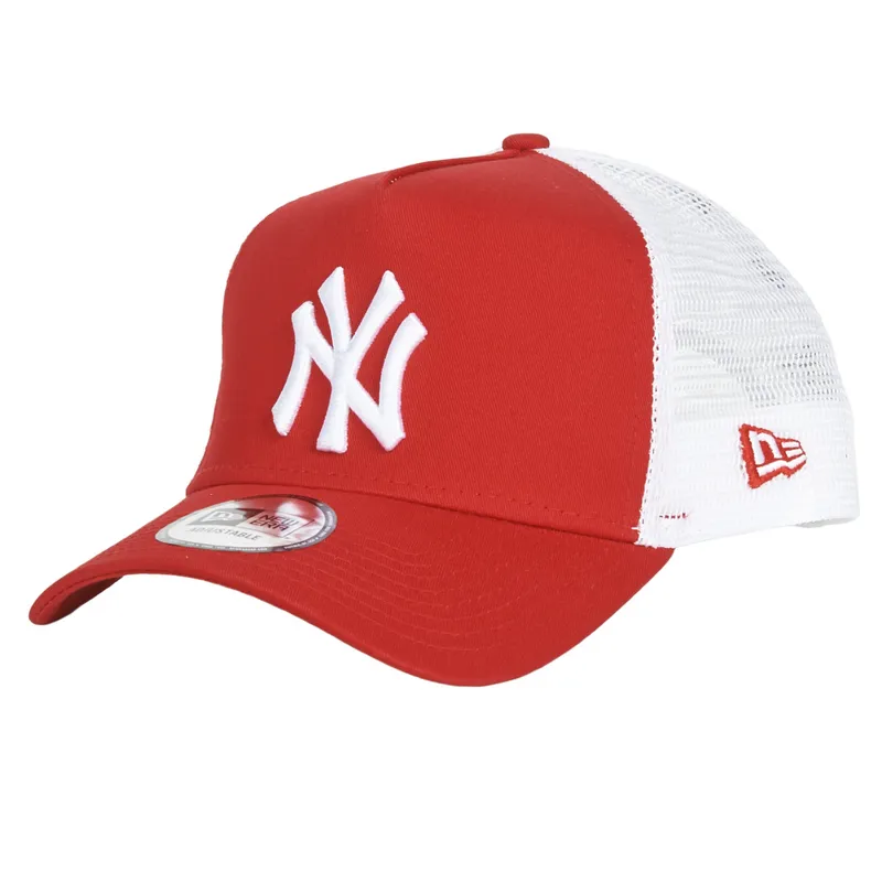 Bild 2 för New Era New York Yankees Clean A Frame Trucker keps röd och vit (11588488)