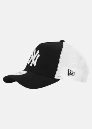 Produktfoto för New Era New York Yankees Clean A Frame Trucker keps svart och vit (11588489)