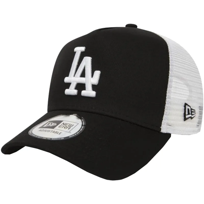 Bild 2 för New Era Trucker keps LA Dodgers svart och vit universal (11405498)