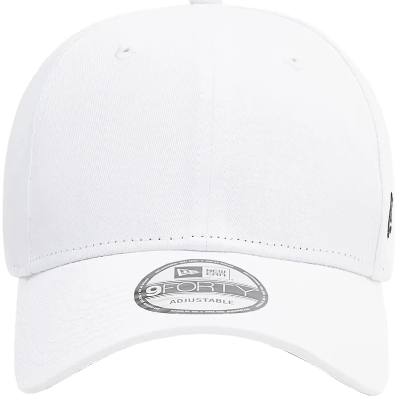 Bild 3 för New Era - Vit adjustable Keps - Basic White 940 Adjustable @ Hatstore