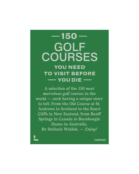 Bild 1 för New Mags - 150 Golf Courses - Bok - Stefanie Waldek - 17,5 x 23,5 cm