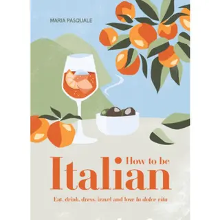 Produktfoto för New Mags - How to be Italian - Bok - Pink - 14,5 × 2,0 × 20 cm