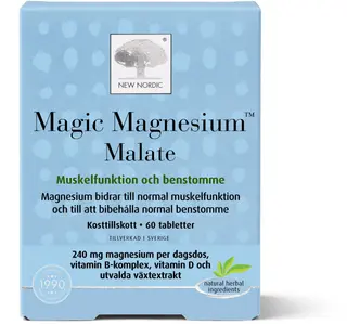 Produktfoto för New Nordic Magic Magnesium Malat