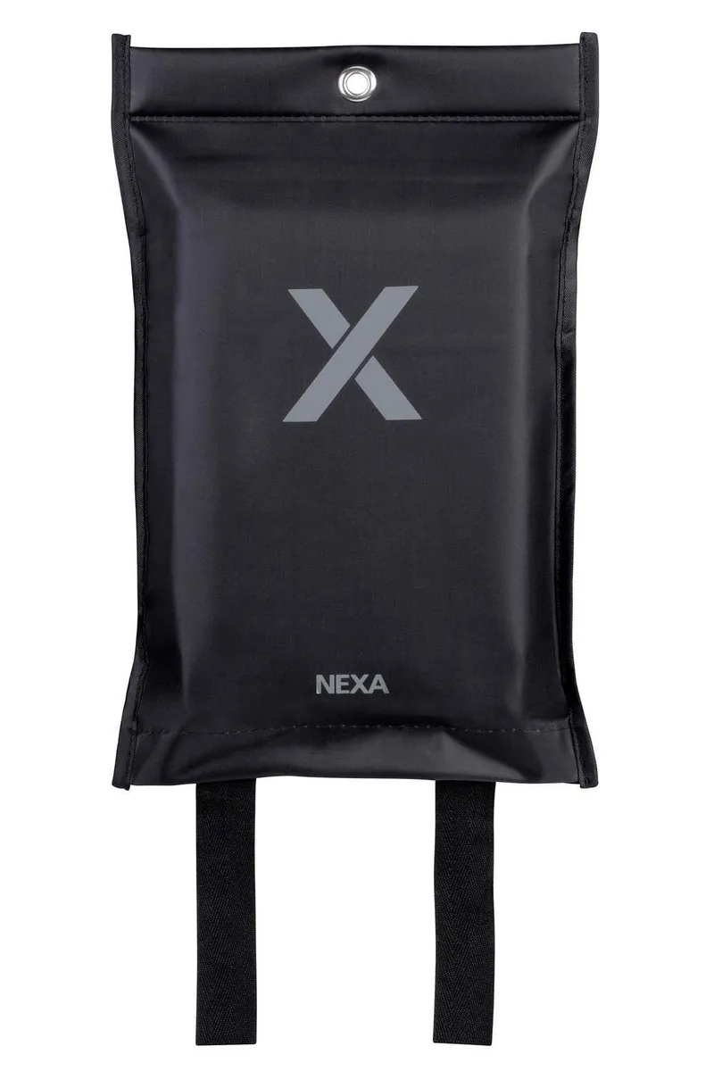 Bild 1 för NEXA Brandfilt Silikon 120x120cm Svart
