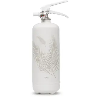 Produktfoto för NEXA Brandsläckare 2kg vit 413A Design line Palmblad