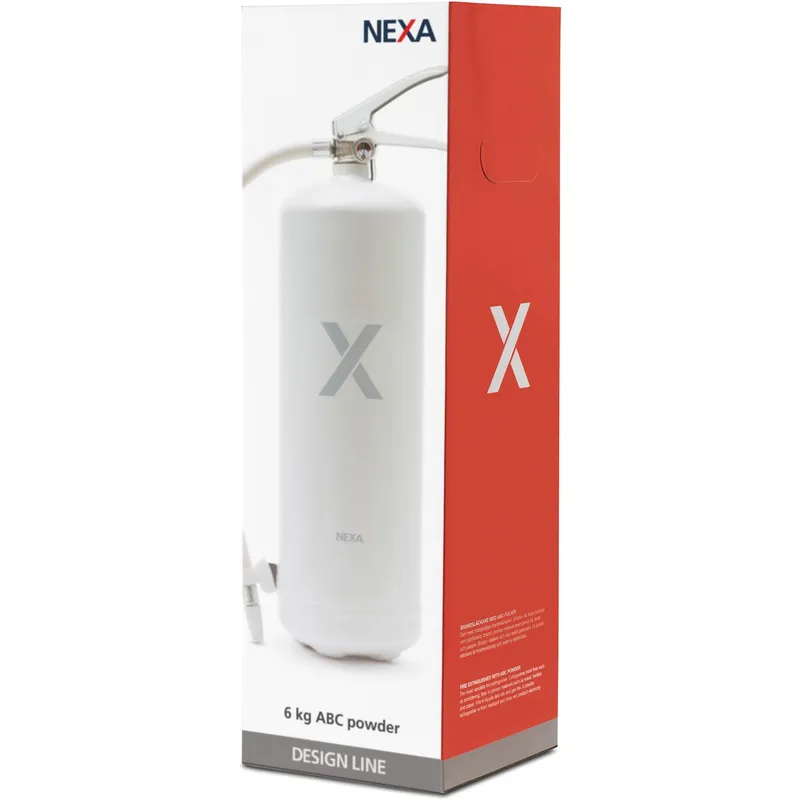 Bild 2 för NEXA Brandsläckare pulver 6kg vit 43A 233B C