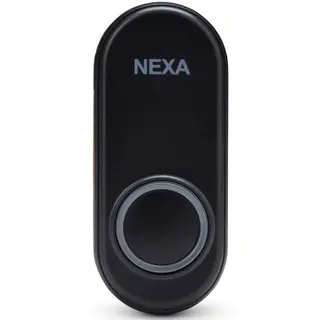 Produktfoto för NEXA Dörrklocka trycknapp Svart