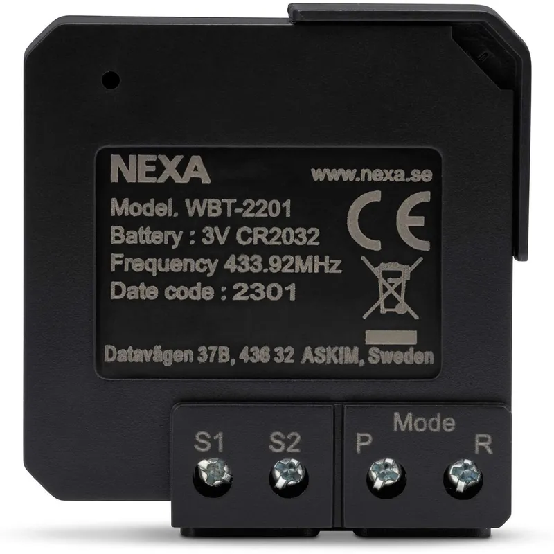 Bild 1 för Nexa WBT-912 - Sändare - trådlös - 433.92 MHz