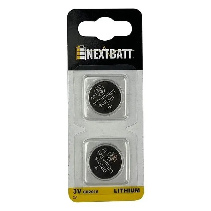 Alternativ bild 0 för NextBatt Knappcellsbatteri CR2016, 3V - 2-pack