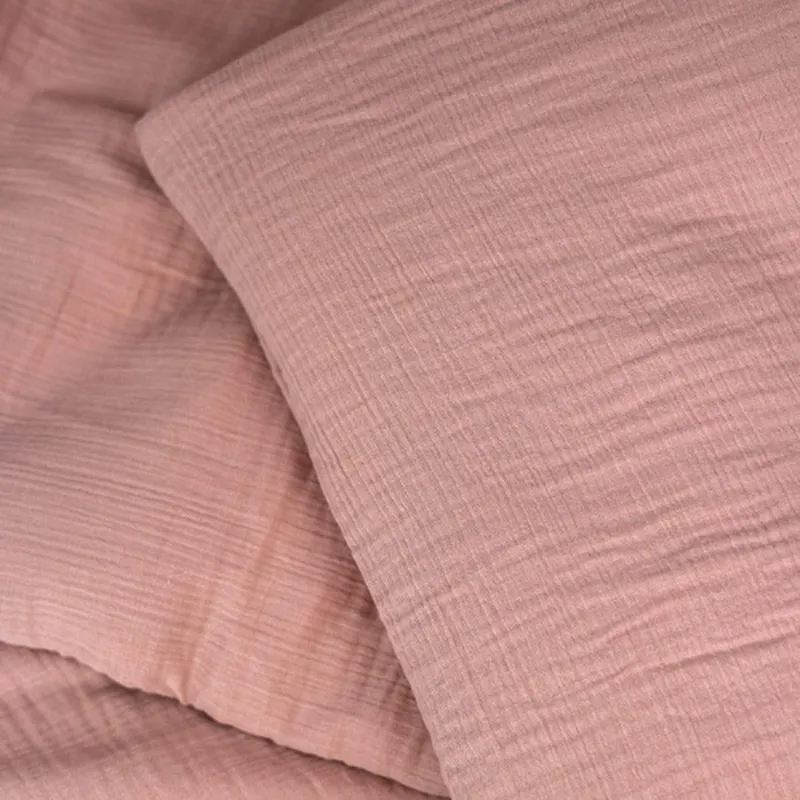Bild 2 för NG Baby påslakanset muslin dusty rose, spjälsäng