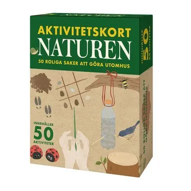 Alternativ bild 0 för Nicotext - Aktivitetskort Naturen - 50 Roliga Saker Utomhus