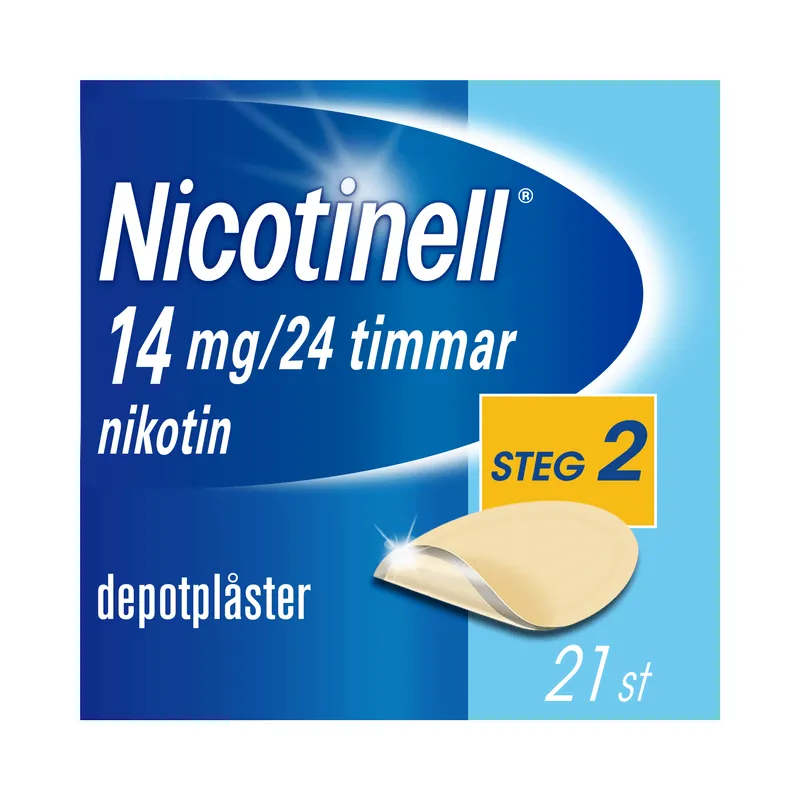 Bild 1 för Nicotinell depotplåster 14 mg/24 timmar 21 st