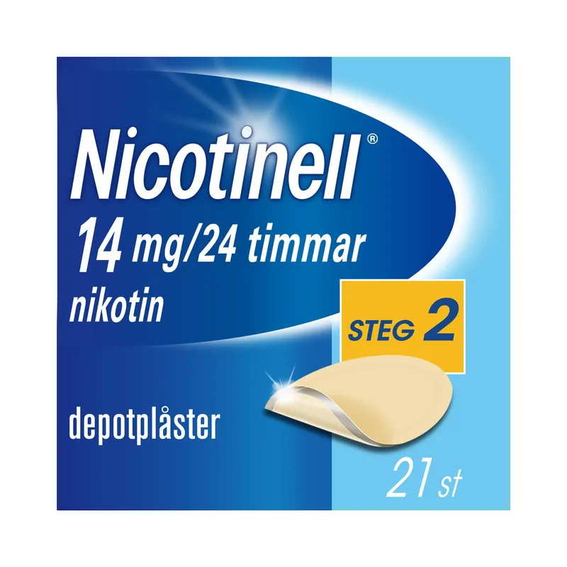 Bild 2 för Nicotinell depotplåster 14 mg/24 timmar 21 st