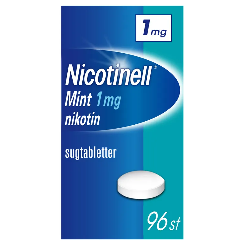 Bild 2 för Nicotinell Mint komprimerad sugtablett 1 mg 96 st