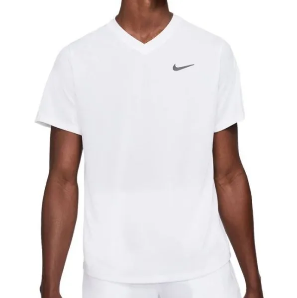 Alternativ bild 0 för Nike Court Dri-FIT Victory T-shirt White