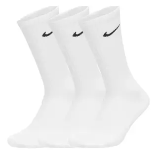 Produktfoto för Nike Cushioned Training Crew Socks 3-Pack White
