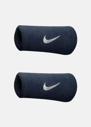 Produktfoto för Nike Double Svedbånd Mørkeblå 2 Pak
