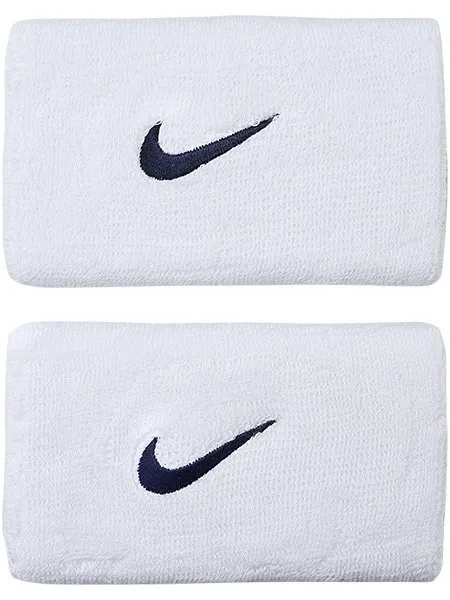 Alternativ bild 0 för Nike Double Svettband Vit 2-pack