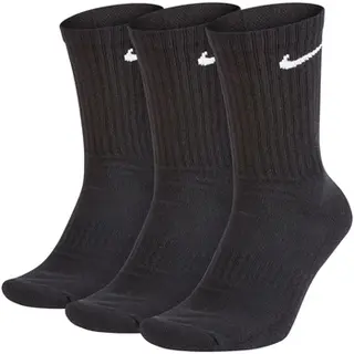 Produktfoto för Nike Everyday Crew Strumpor 3-pack Svart